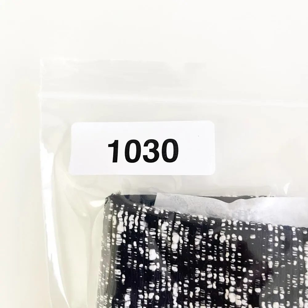 New Banana Republic Mini High Woven Knit Skirt Black White - 2